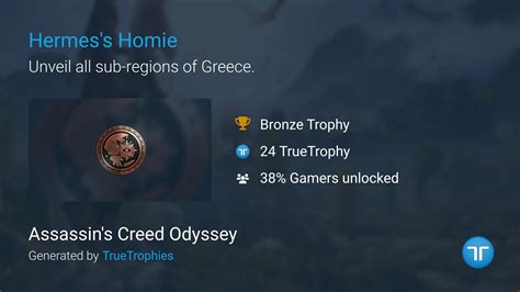 Hermes's Homie trophy in Assassin's Creed Odyssey